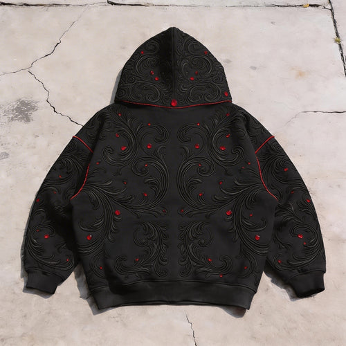 'Icon' - Red Gemstone Hoodie
